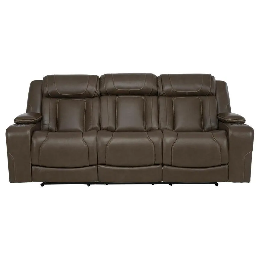 Aston Leather Power Reclining Sofa