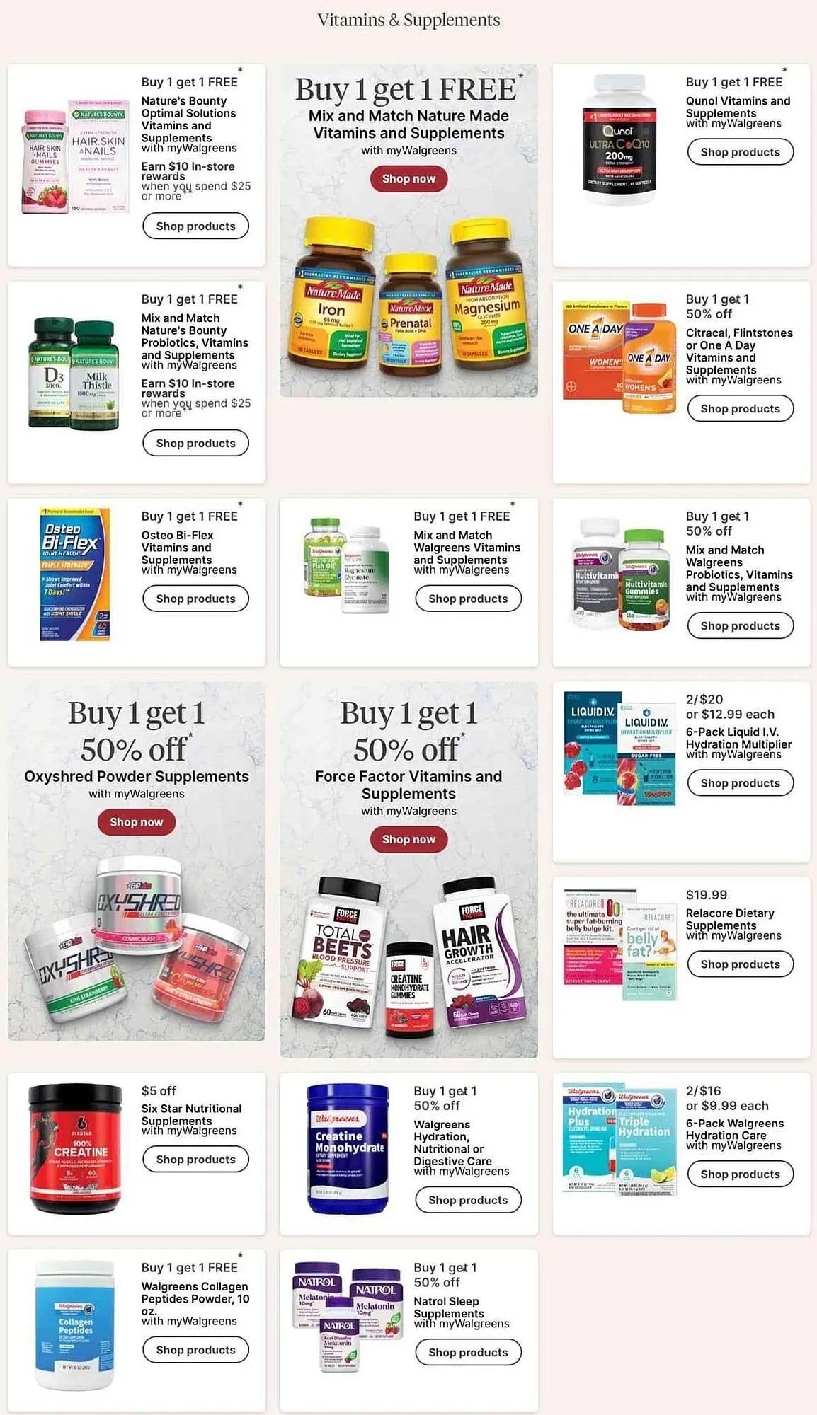 Weekly promotion Walgreens weekly ad spanning from May 10 to May 16 2026 - Page 5 for Catalogue 365