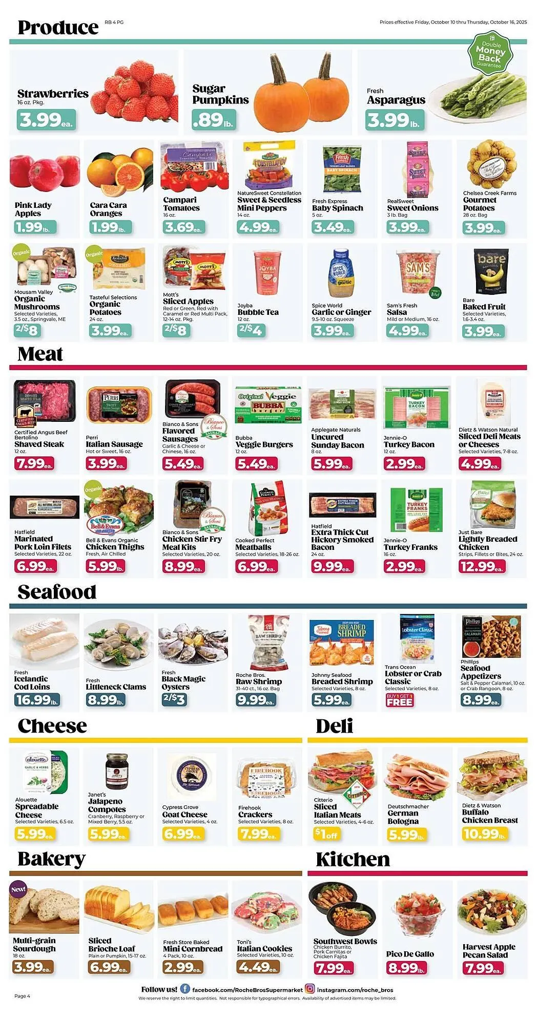 Weekly ad Roche Bros weekly ad from October 10 to October 16 2025 - Page 4