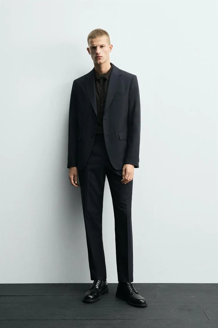 HOUNDSTOOTH SUIT PANTS