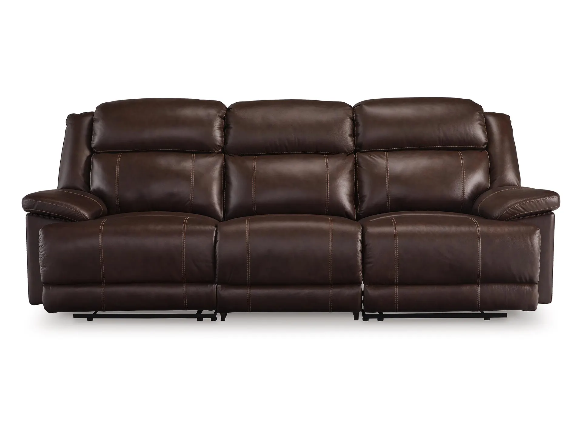 VonKurt Power Leather Reclining Modular Sofa