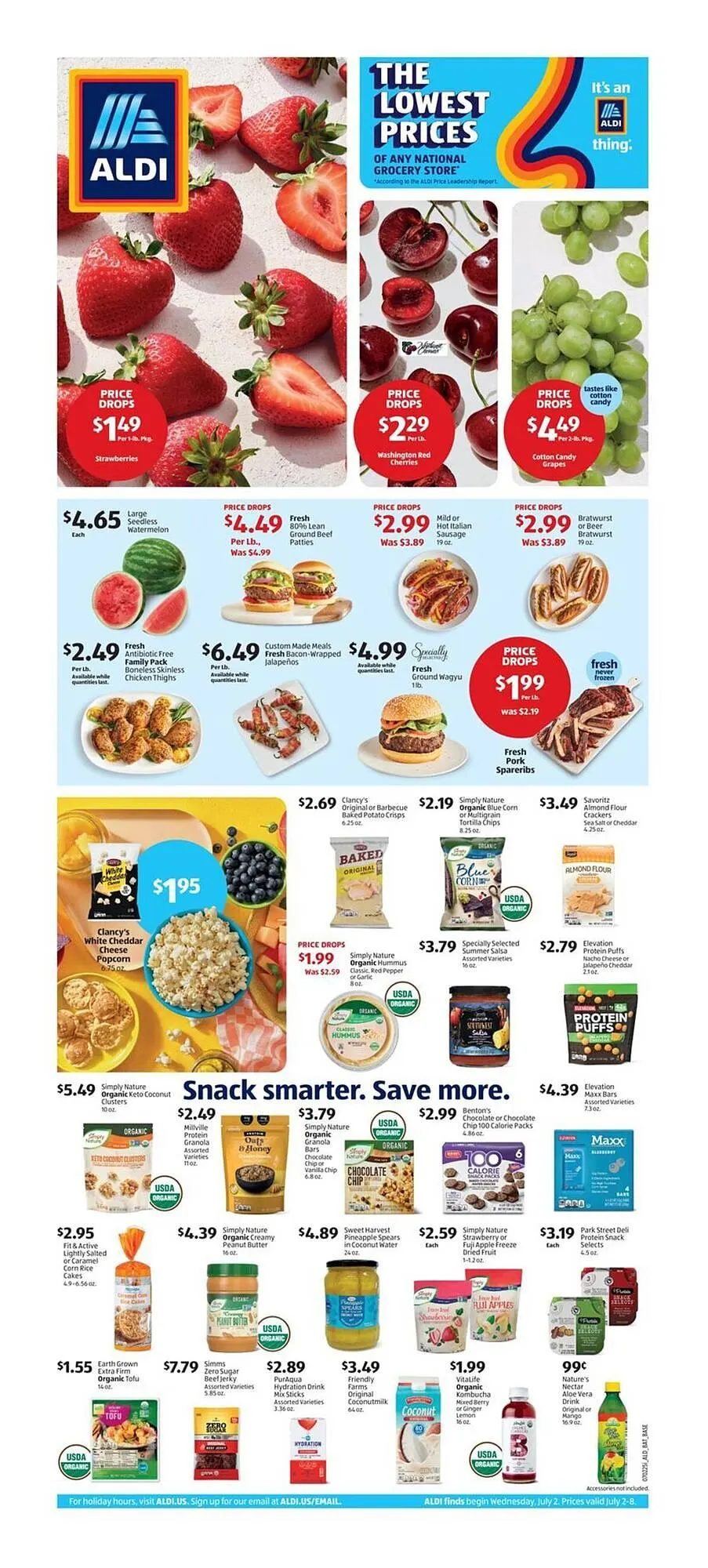 Weekly ad Aldi Weekly Ad from July 2 to July 8 2025 - Page 1