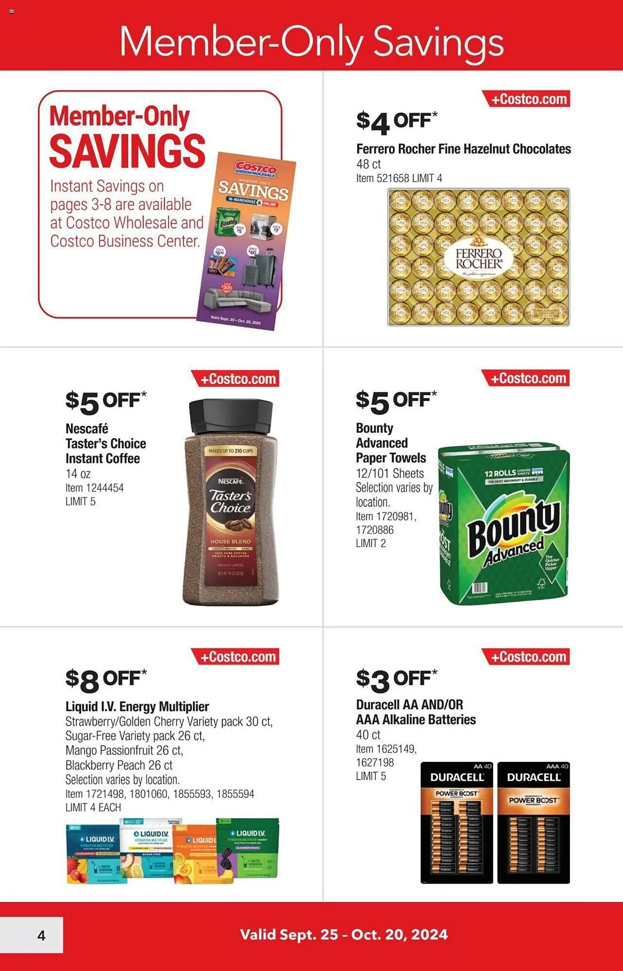 Weekly ad Costco Weekly Ad from September 25 to October 20 2024 - Page 3