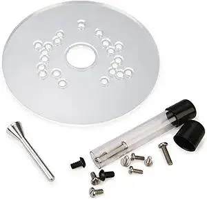 JASPER Unversal Router Base Plate for Trim Routers | Compact Routers Plate with Screws