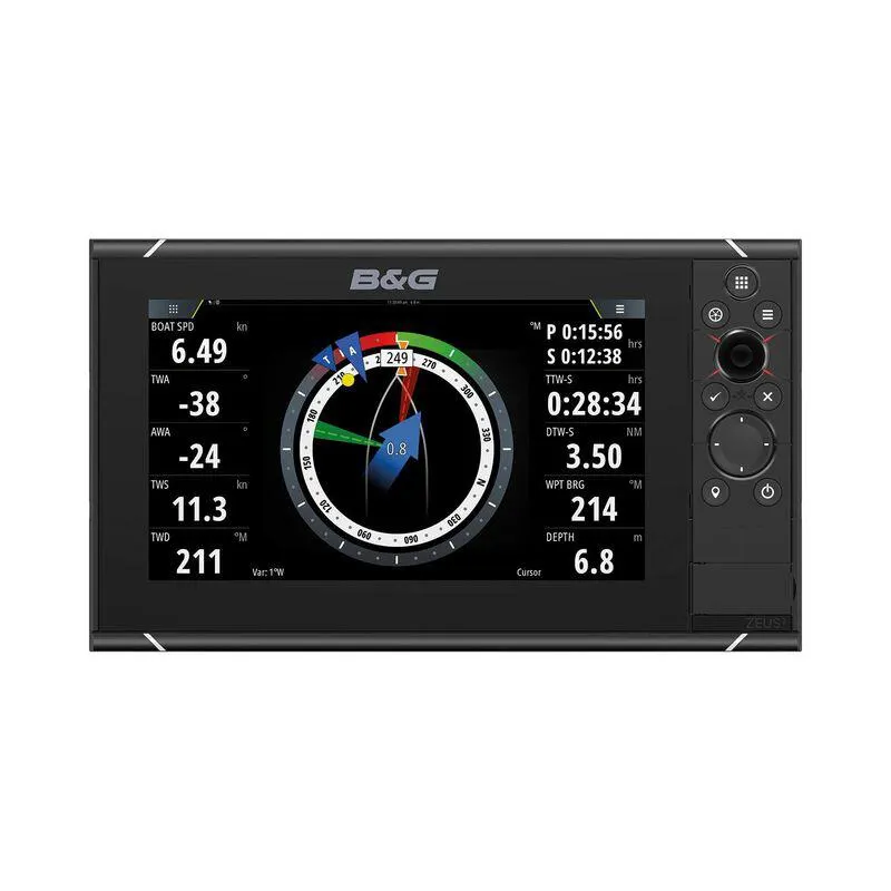 Zeus³ S 9 Multifunction Display with US C-MAP Charts
