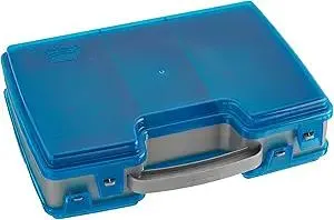 Plano Large 2 Sided Tackle Box, Metallic Gray & Blue, Medium