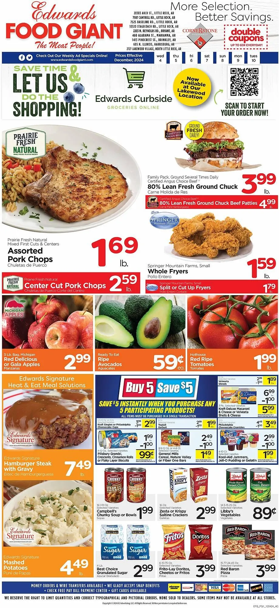 Weekly ad Edwards Food Giant Weekly Ad from December 4 to December 10 2024 - Page 1
