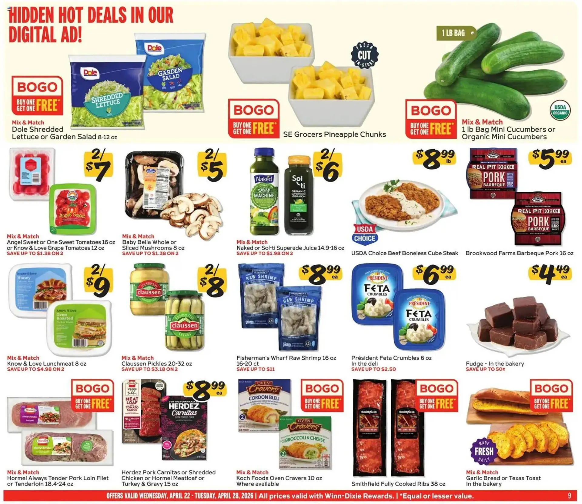 Weekly ad Winn Dixie weekly ad from April 22 to April 29 2026 - Page 9