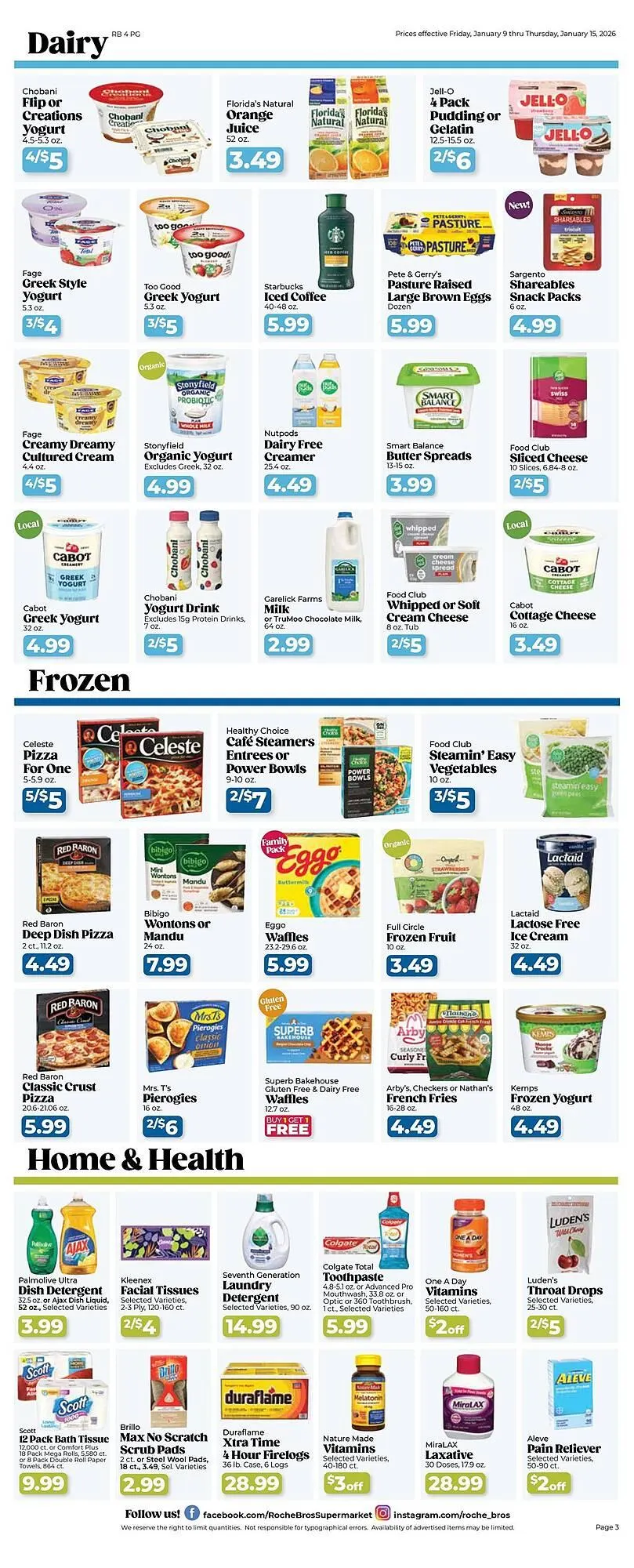 Weekly ad Roche Bros weekly ad from January 9 to January 15 2026 - Page 3