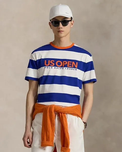 US Open Classic Fit Striped T-Shirt