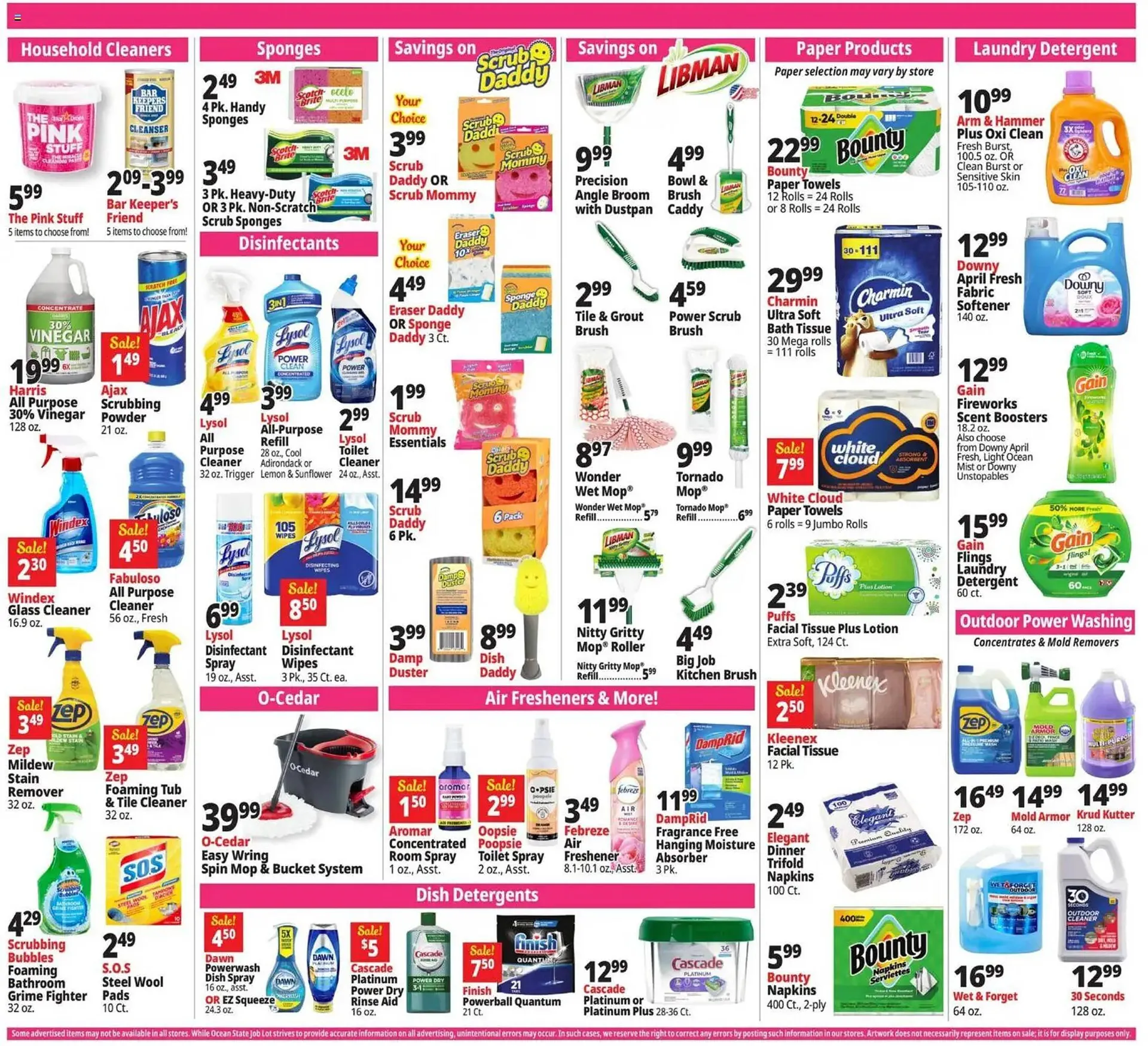 Weekly ad Ocean State Job Lot flyer from April 2 to April 8 2026 - Page 20