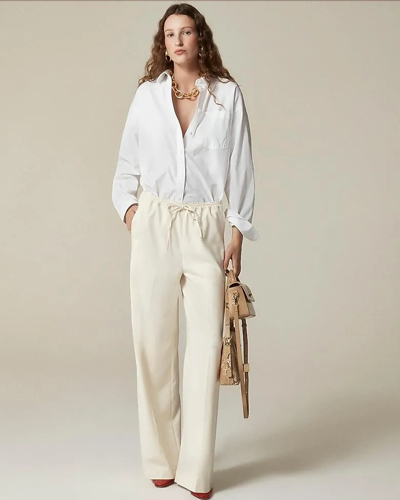 Superwide Stratus pant in city twill