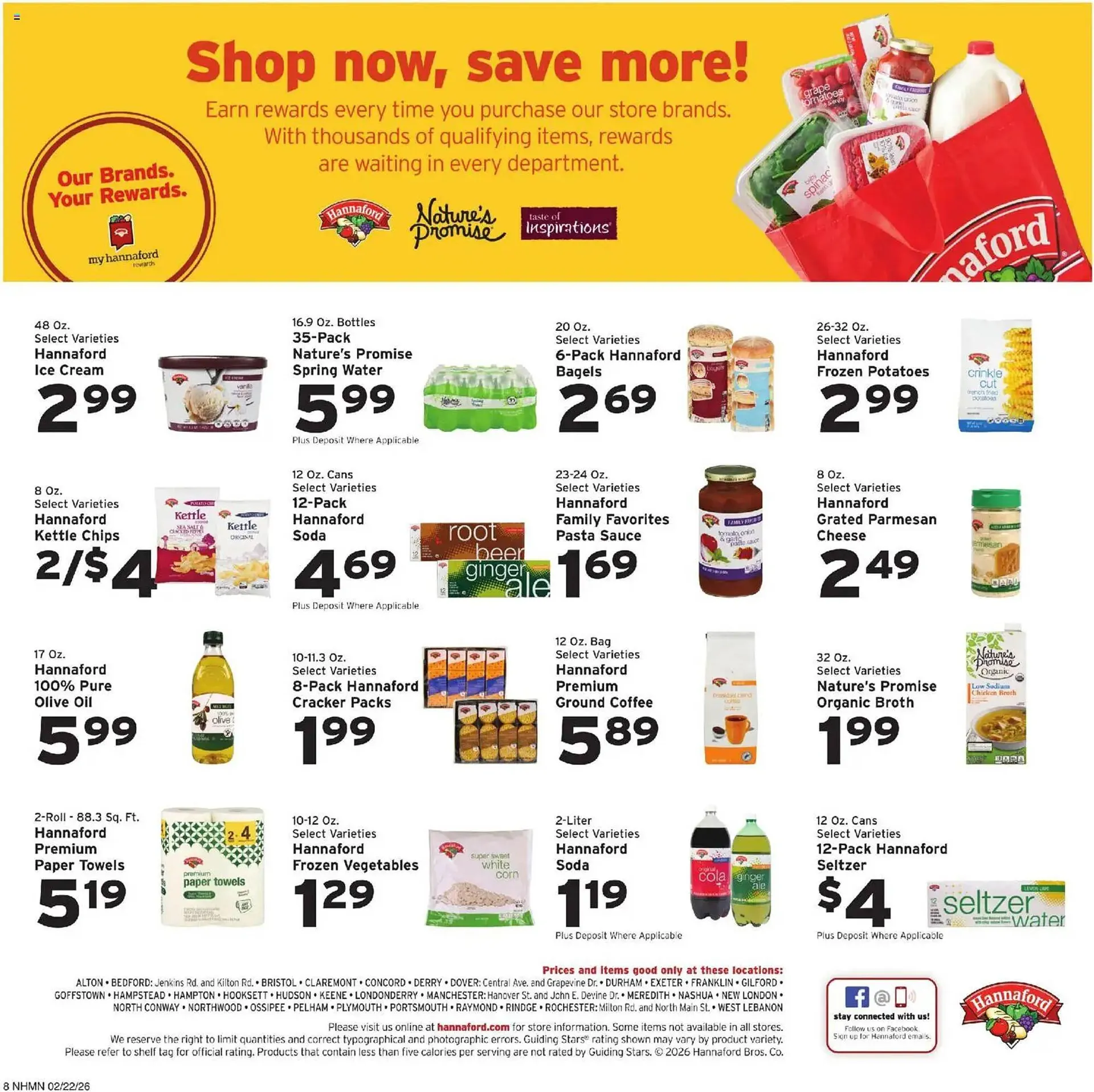 Weekly ad Hannaford flyer from February 22 to March 1 2026 - Page 8