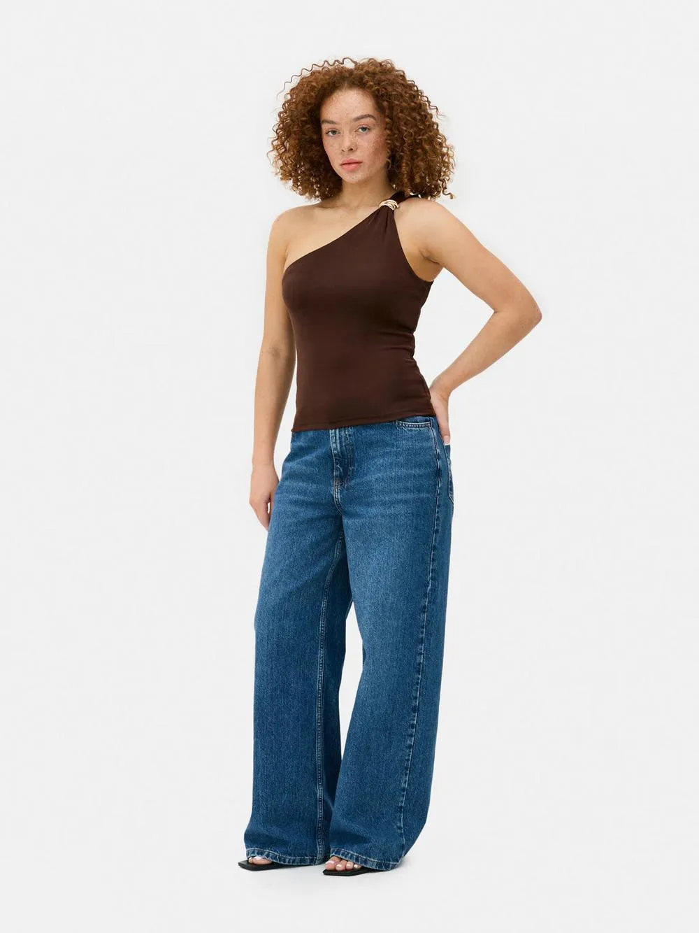 Hardware One Shoulder Top