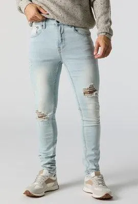 Light Wash Distressed Skinniest Jean