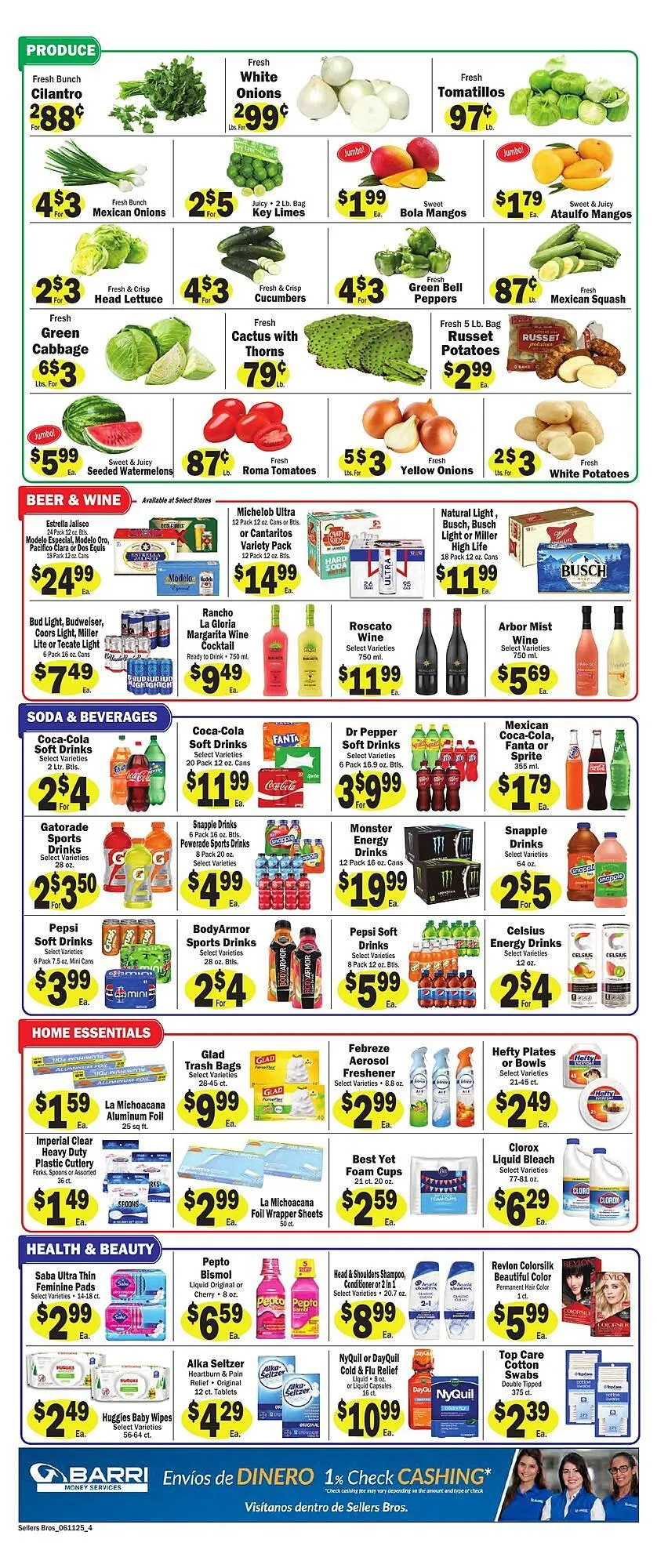 Weekly ad Sellers Bros Weekly Ad from June 11 to June 17 2025 - Page 4