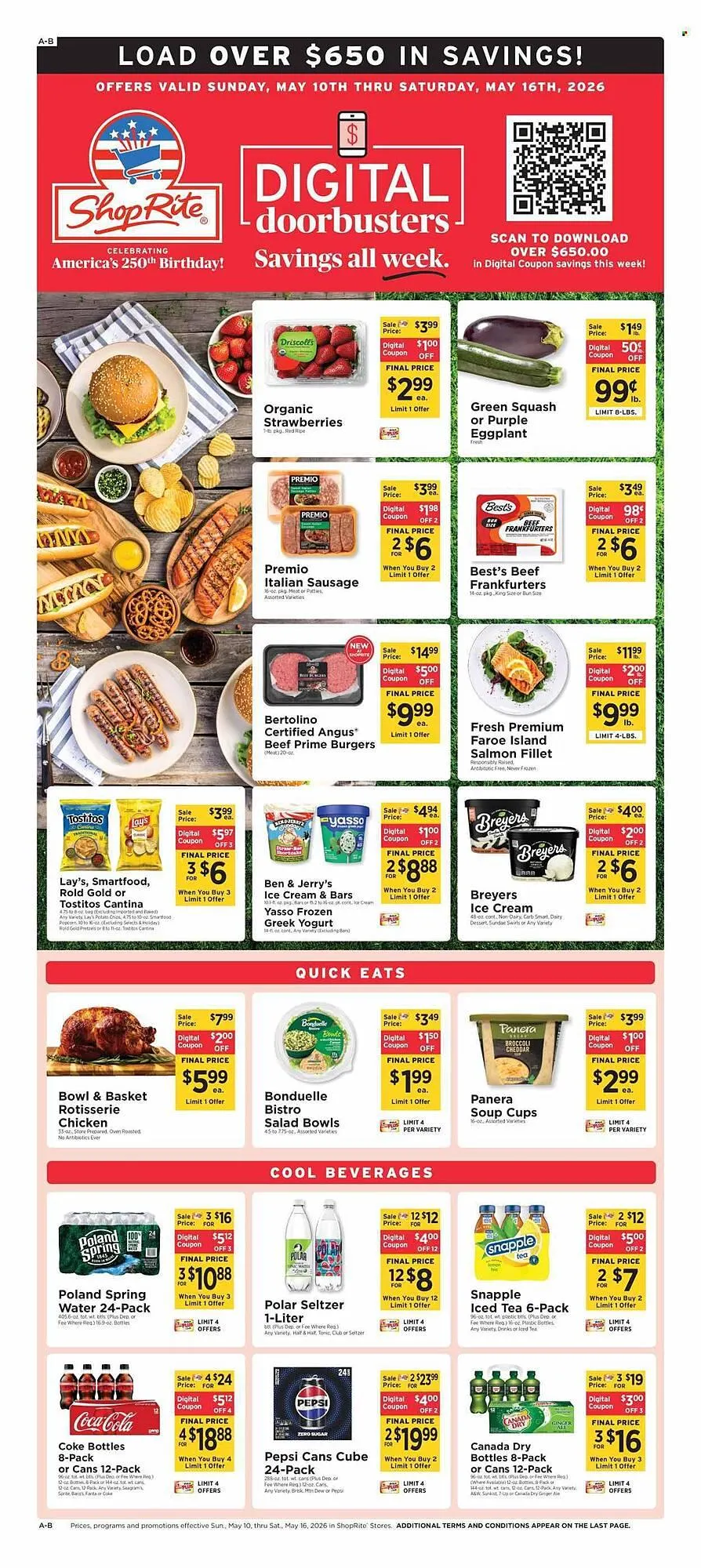 Weekly ad ShopRite flyer from May 10 to May 16 2026 - Page 1