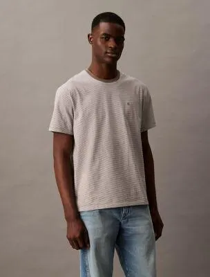 Smooth Cotton Stripe Classic T-Shirt