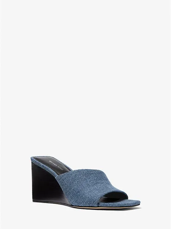 Merriam Denim Wedge Sandal