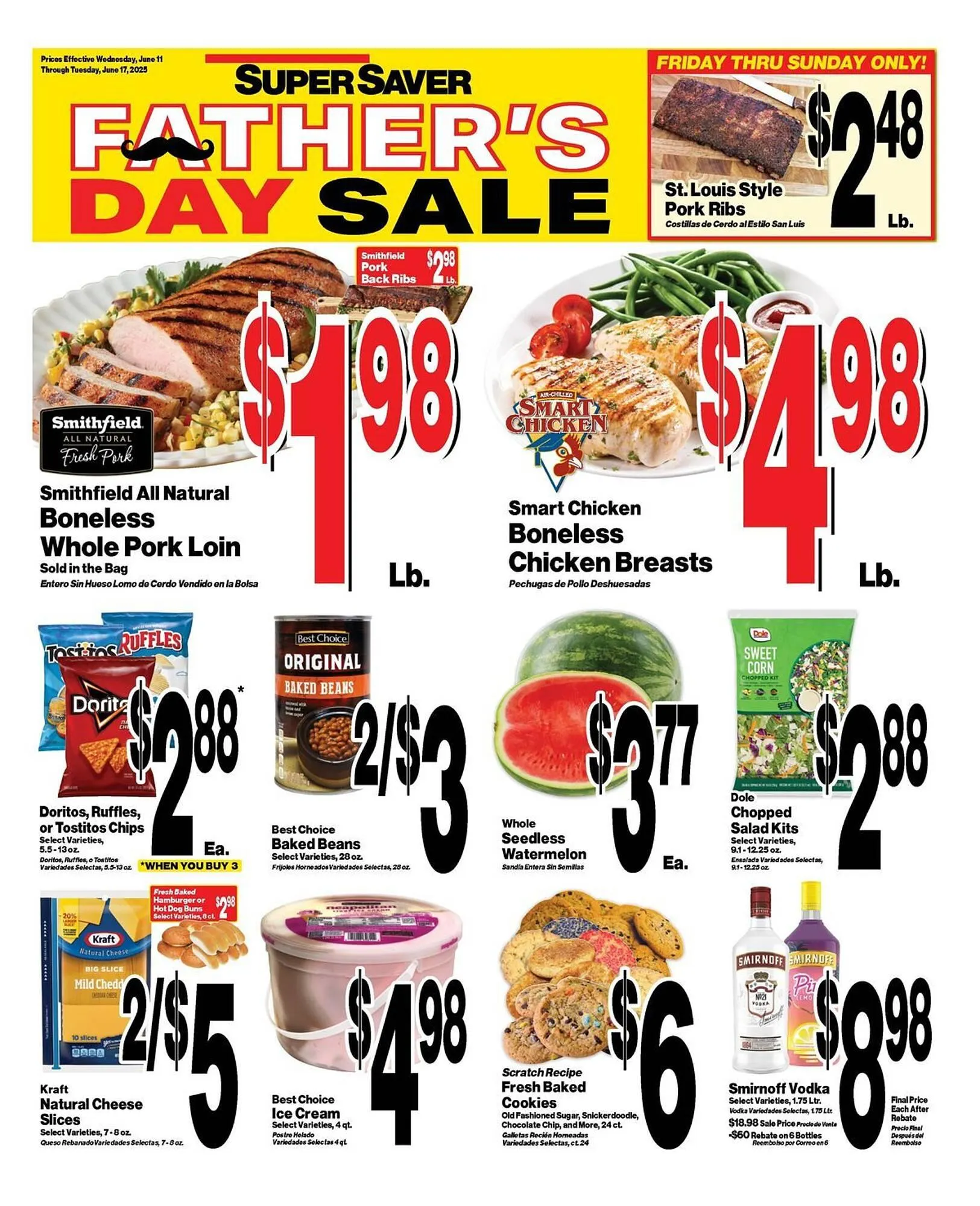 Weekly ad Super Saver Weekly Ad from June 11 to June 17 2025 - Page 1