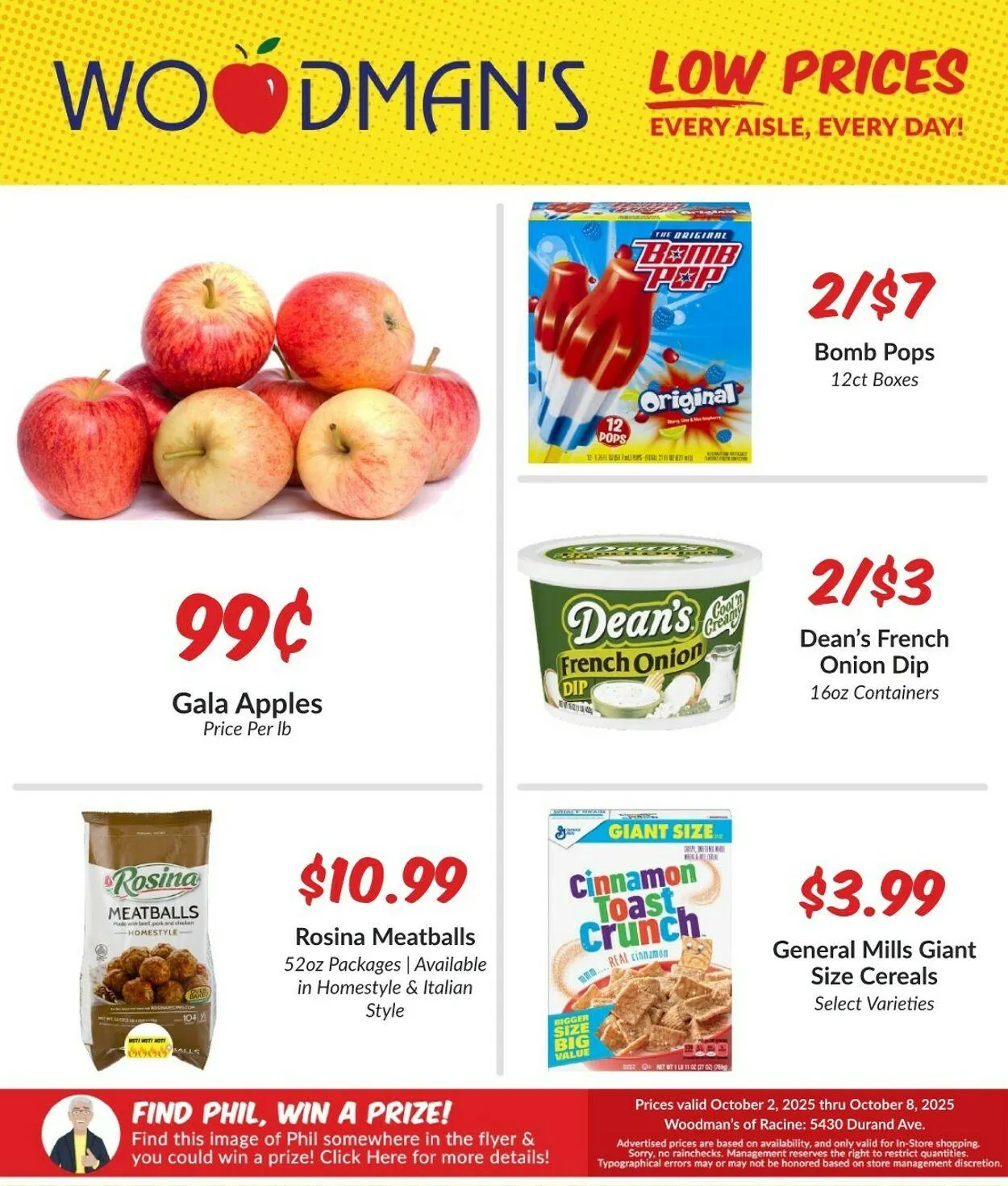 Weekly ad Woodman's Market - RACINE, WI from October 2 to October 8 2025 - Page 1