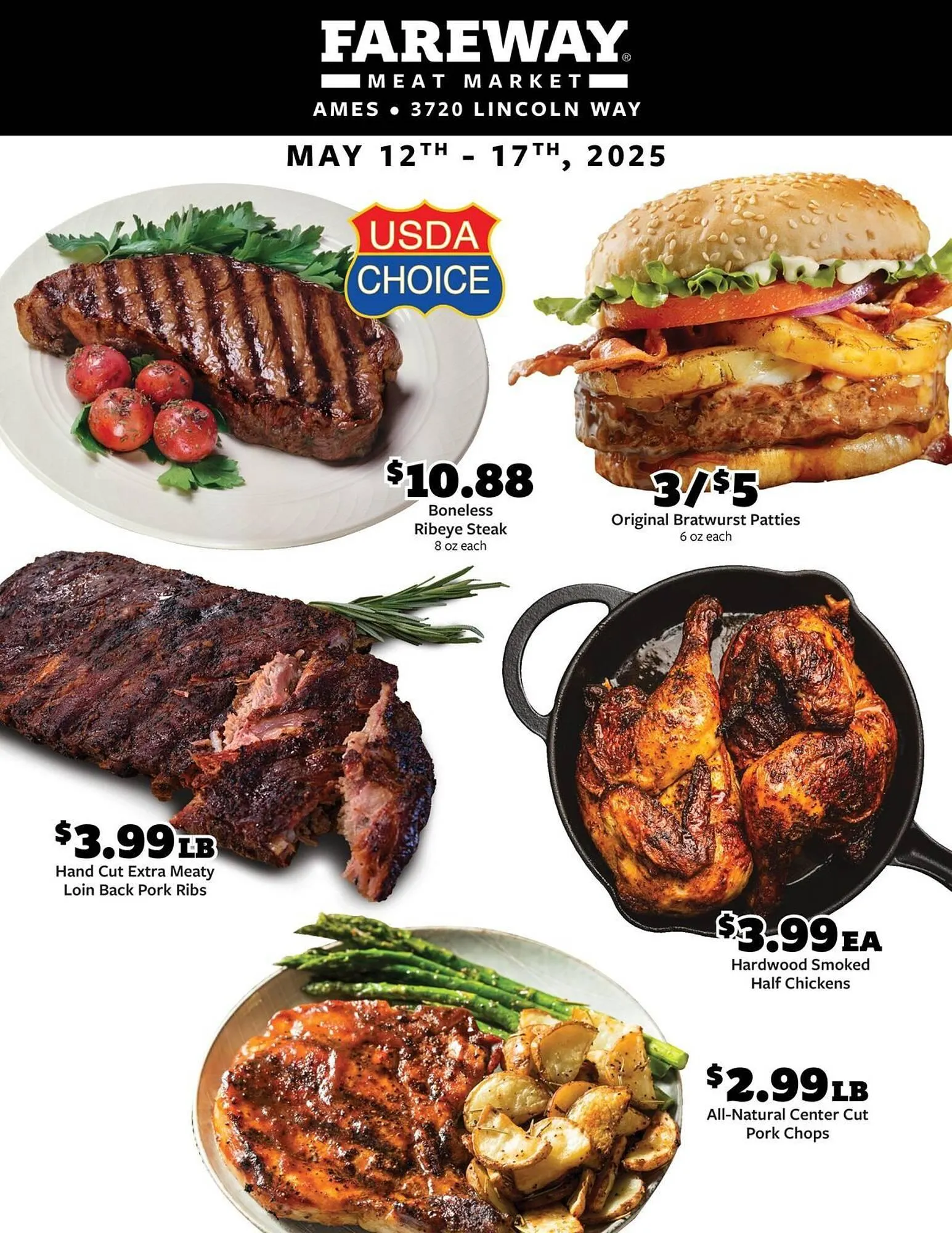 Weekly ad Fareway Weekly Ad from May 12 to May 17 2025 - Page 1