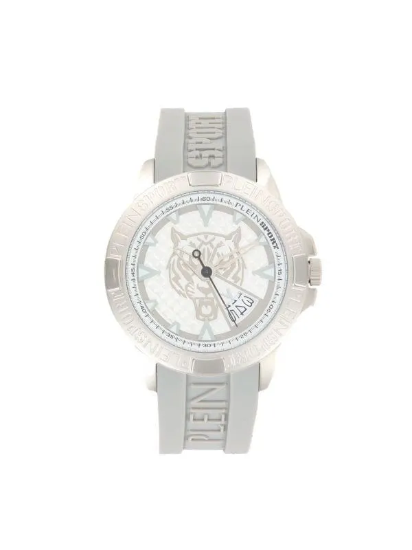 Touchdown Stainless Steel & Silicon Strap Watch/44MM