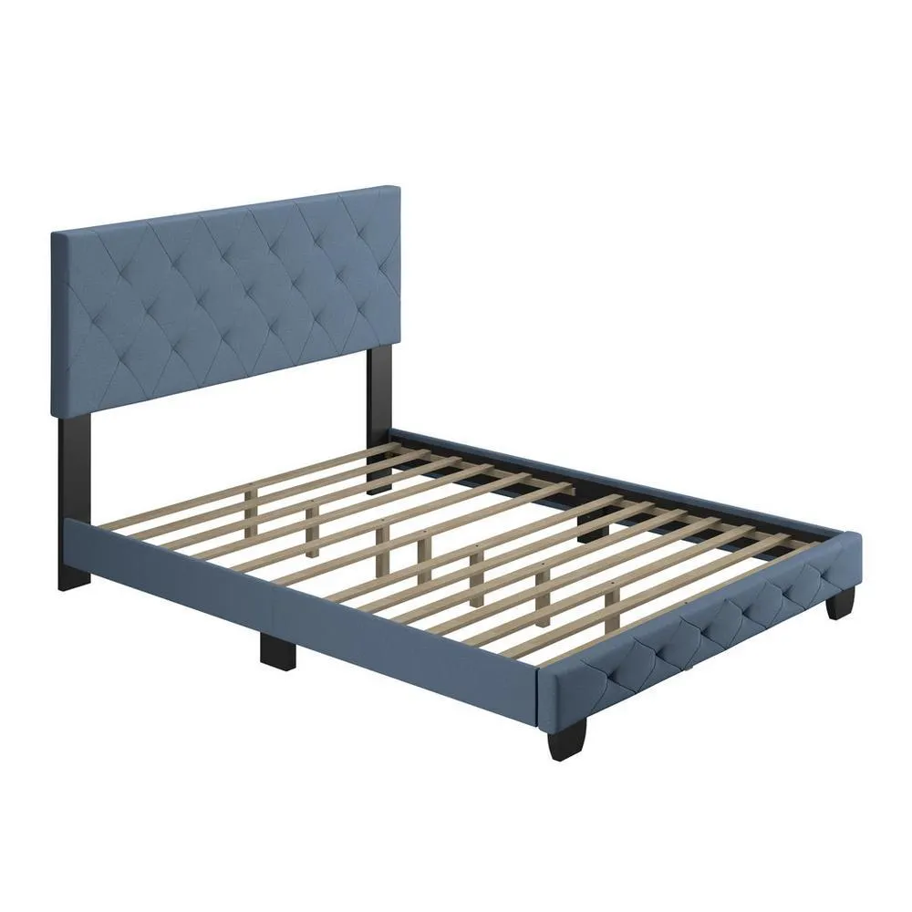 Caldwell Full Platform Bed - Blue