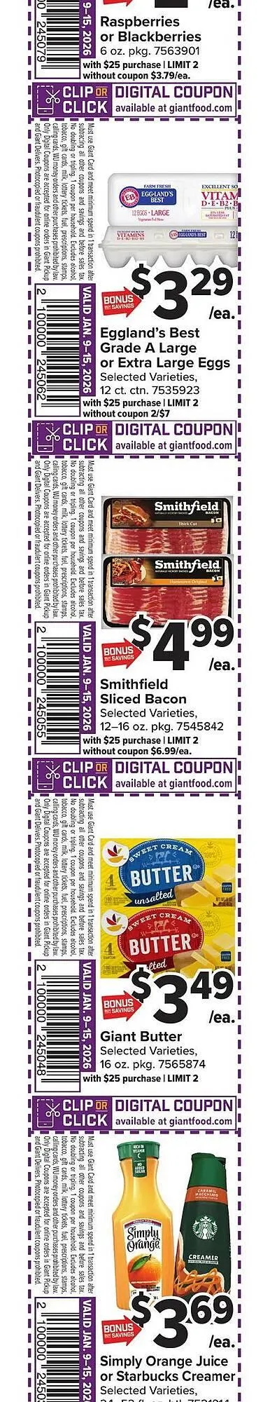 Weekly ad Giant Food weekly ad from January 9 to January 15 2026 - Page 2