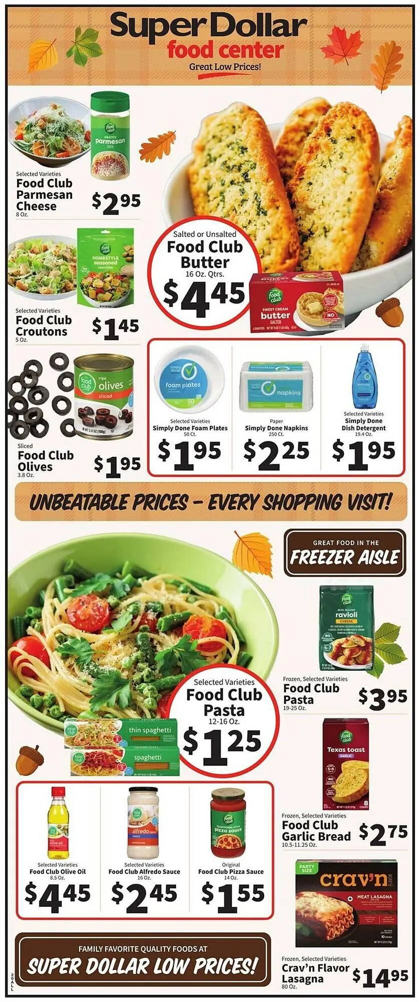 Weekly promotion Super Dollar Food Center weekly ad spanning from November 5 to November 11 2025 - Page 2 for Catalogue 365