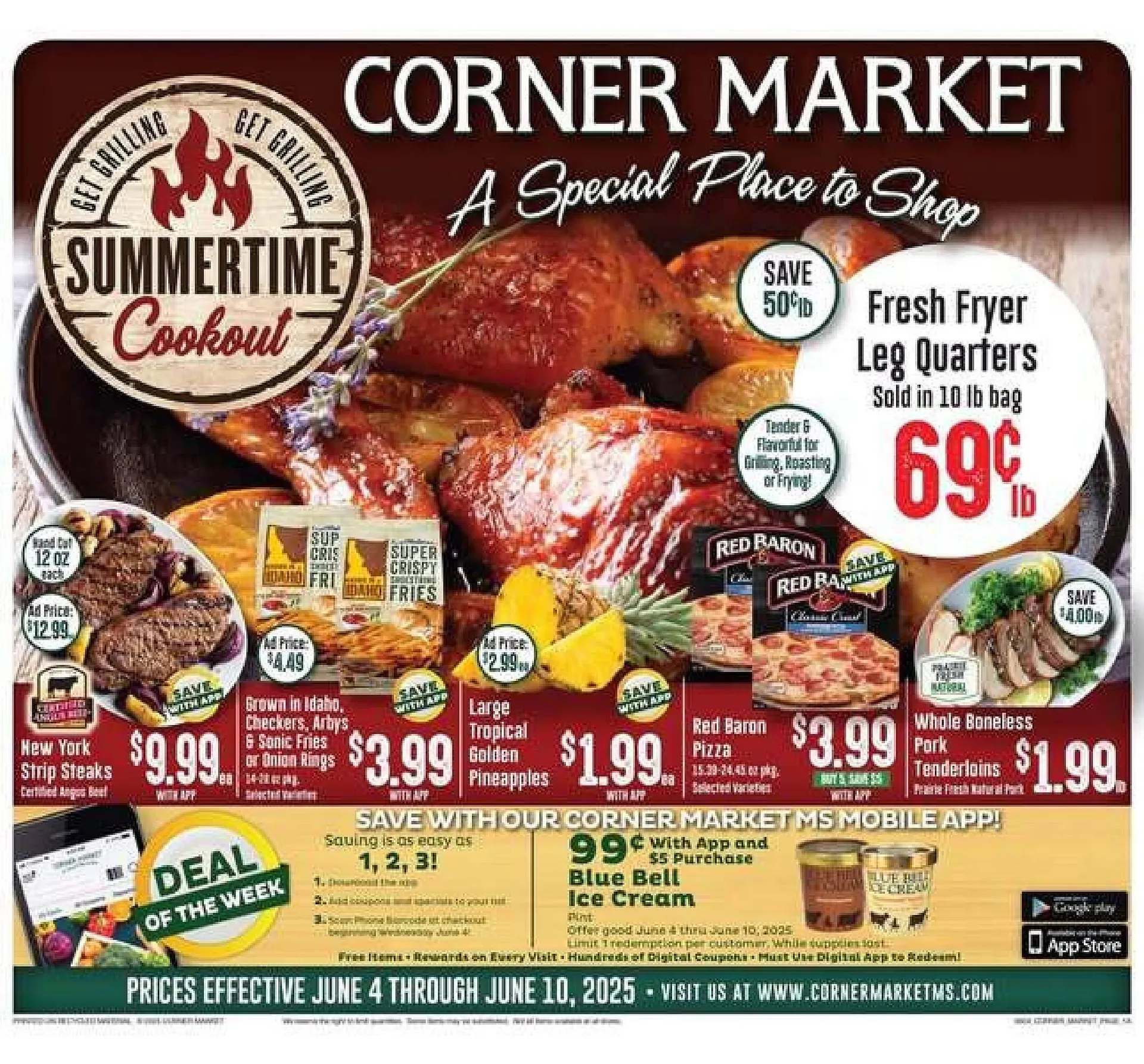 Weekly ad Corner Market ad from June 4 to June 10 2025 - Page 1