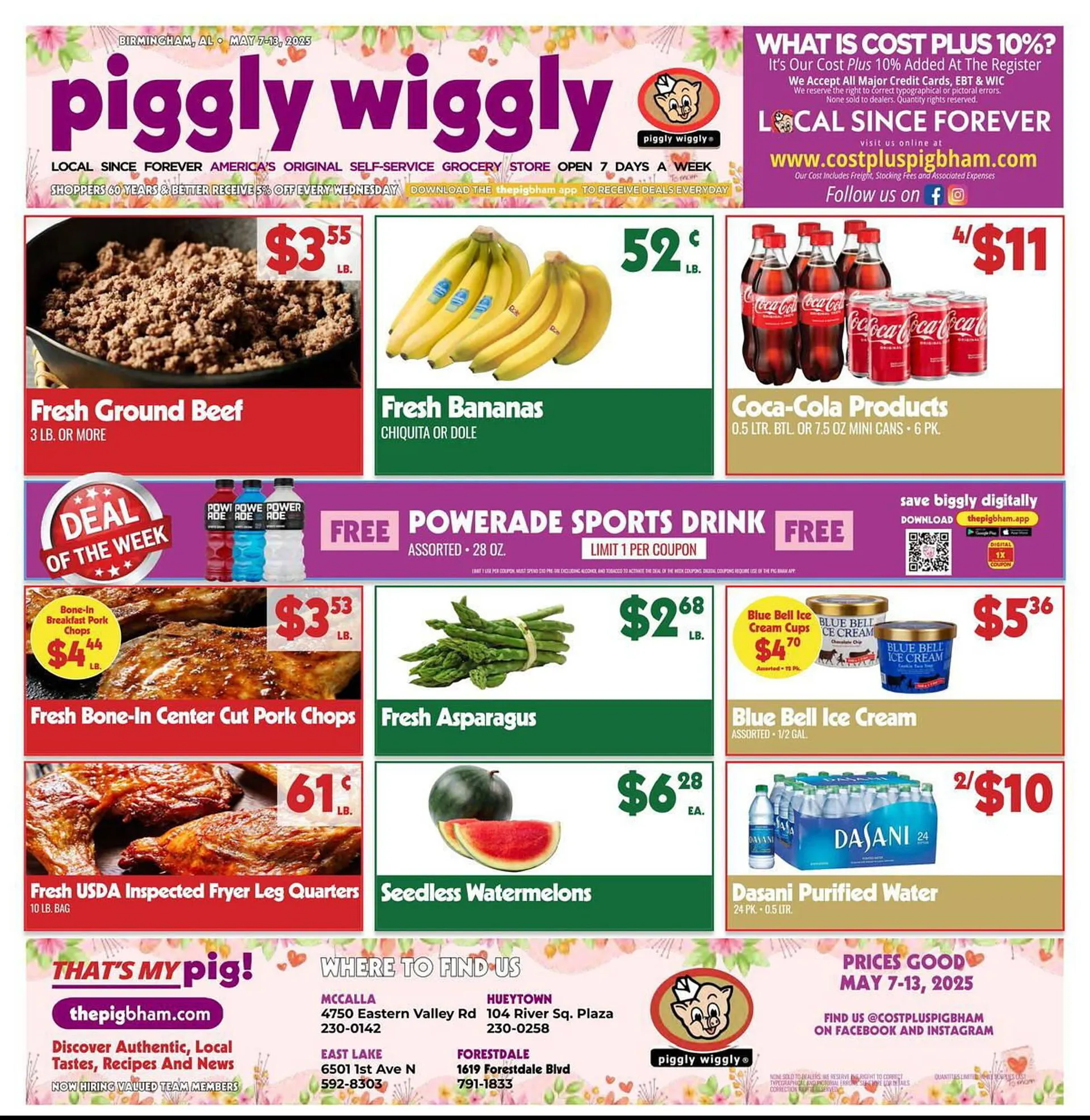 Catálogo de Piggly Wiggly Weekly Ad 7 de mayo al 13 de mayo 2025 - Página 1