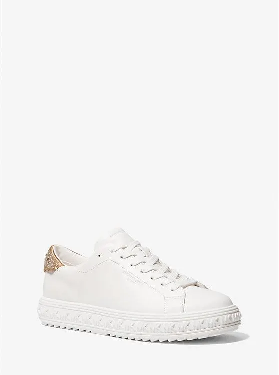 Grove Embellished Leather Sneaker