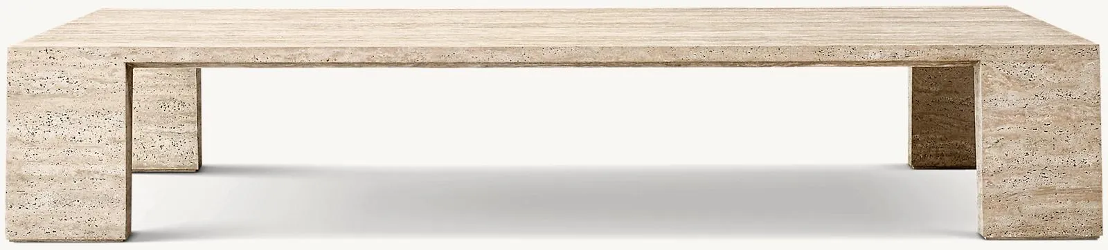 Wyeth Travertine Coffee Table