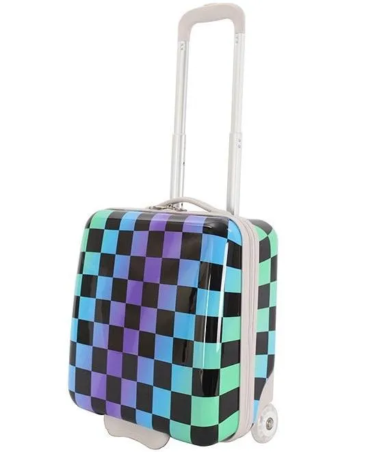 Kids 18" Hardside Checker Print Carry-On Luggage