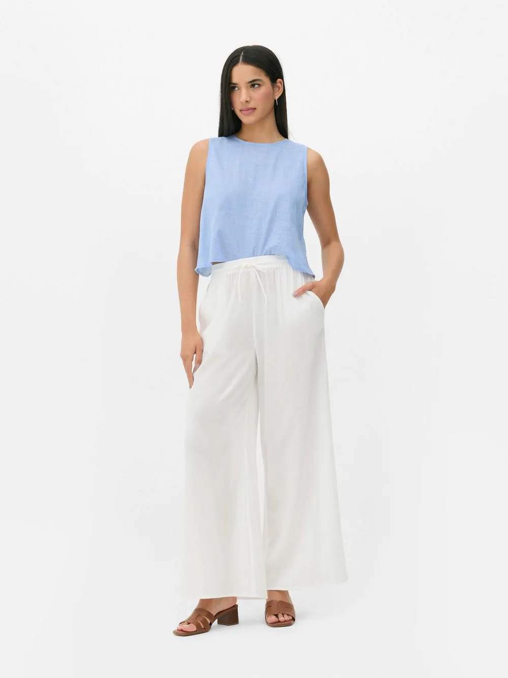 Pantaloni da spiaggia con coulisse