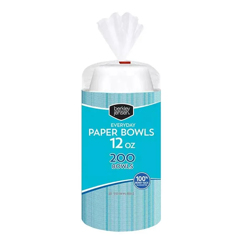 Berkley Jensen Everyday Paper Bowls - Abstract, 12 oz./200 ct.