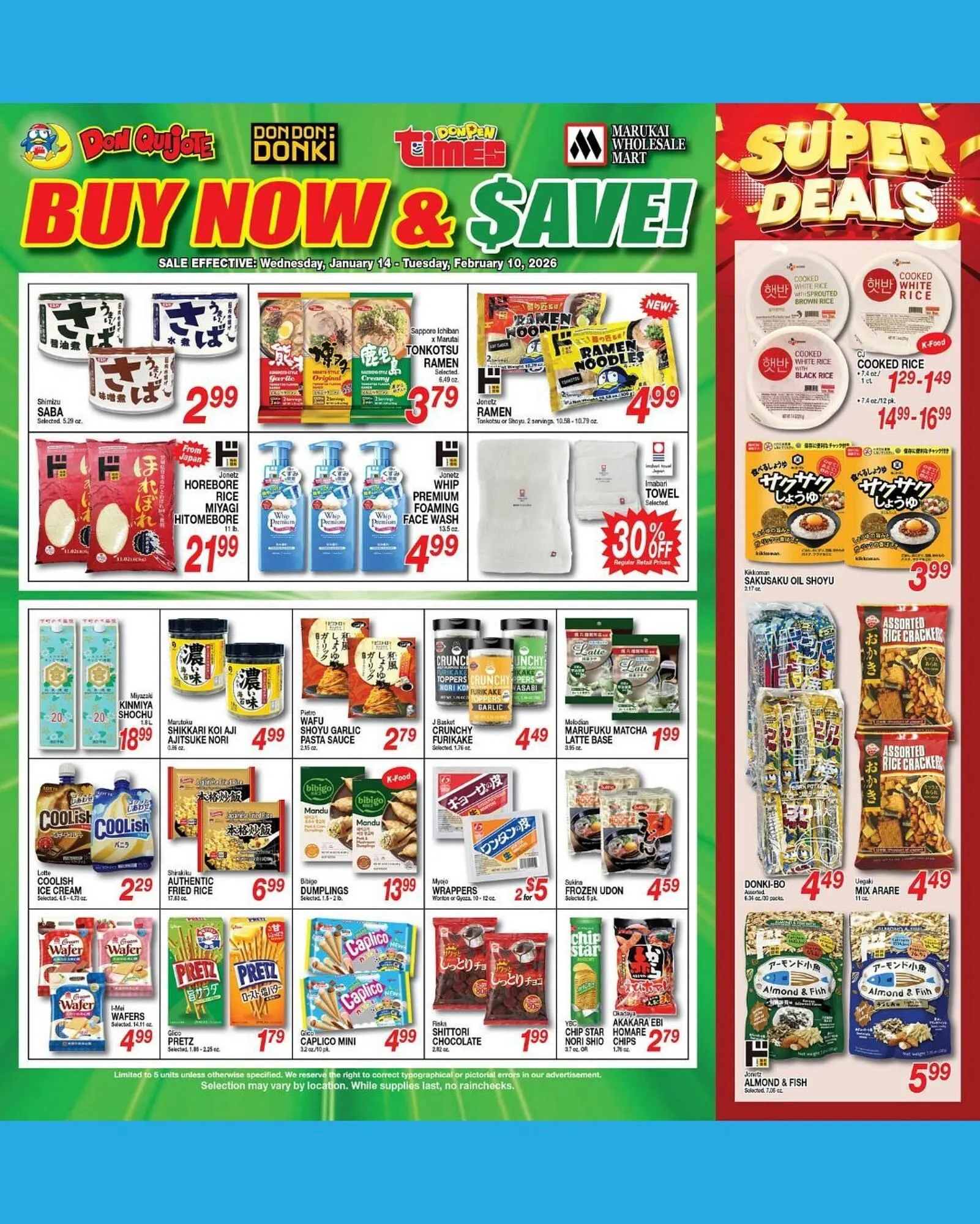 Weekly ad Don Quijote Hawaii weekly ad from January 14 to January 20 2026 - Page 3
