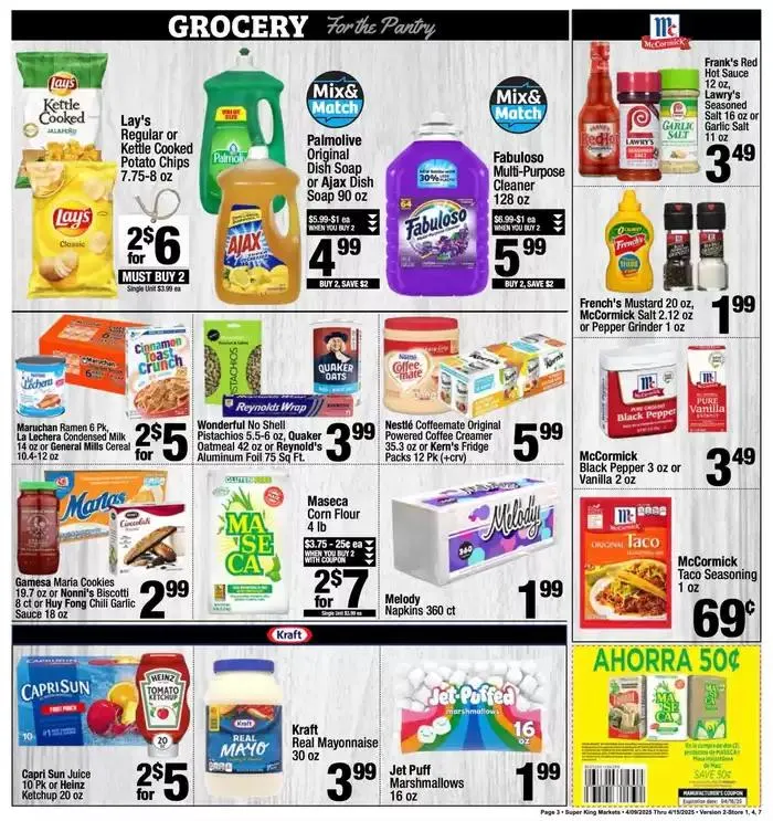 Weekly ad Weekly add Super King Markets from April 9 to April 15 2025 - Page 3