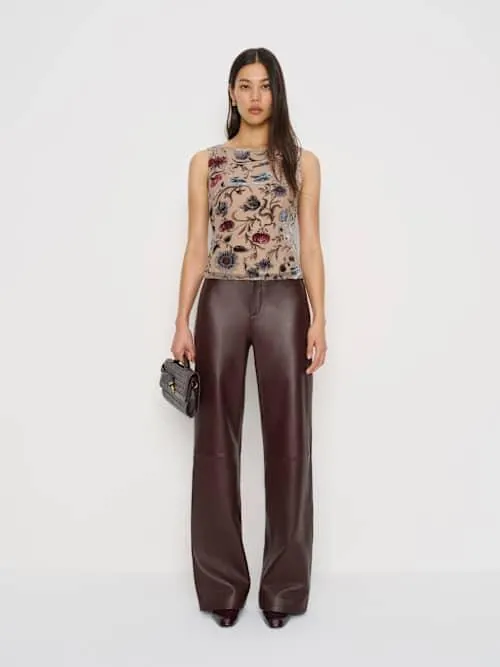 Evelina Velvet Top