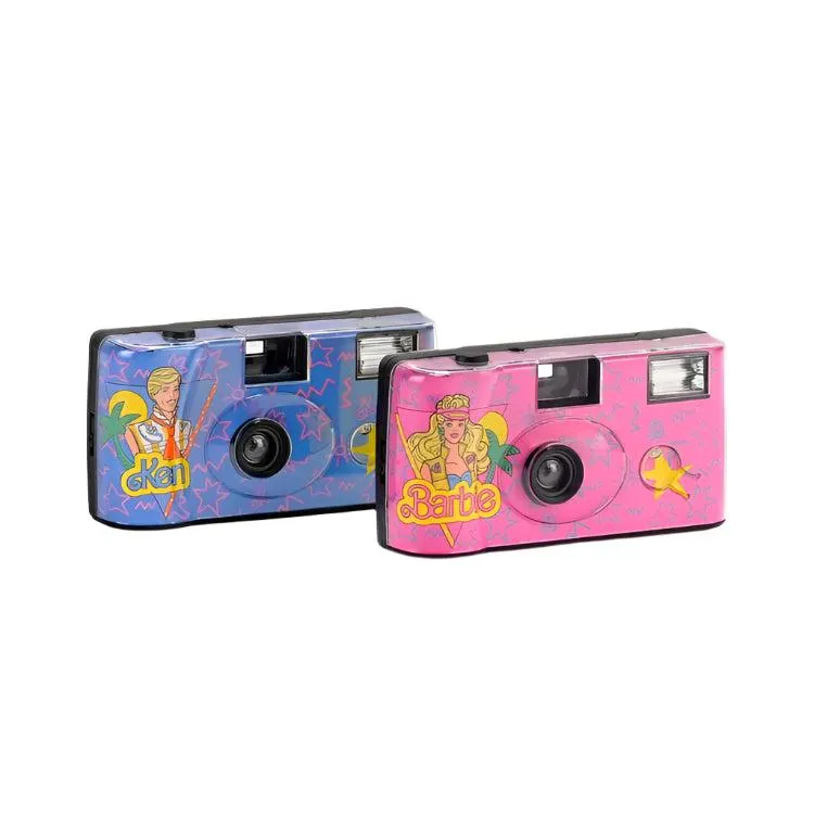 Barbie & Ken Preloaded 35MM Film Simple-Use Cameras (Double Pack)