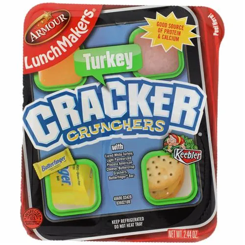 Armour LunchMakers Turkey & Cheese Cracker Crunchers Meal Kit with Candy Bar