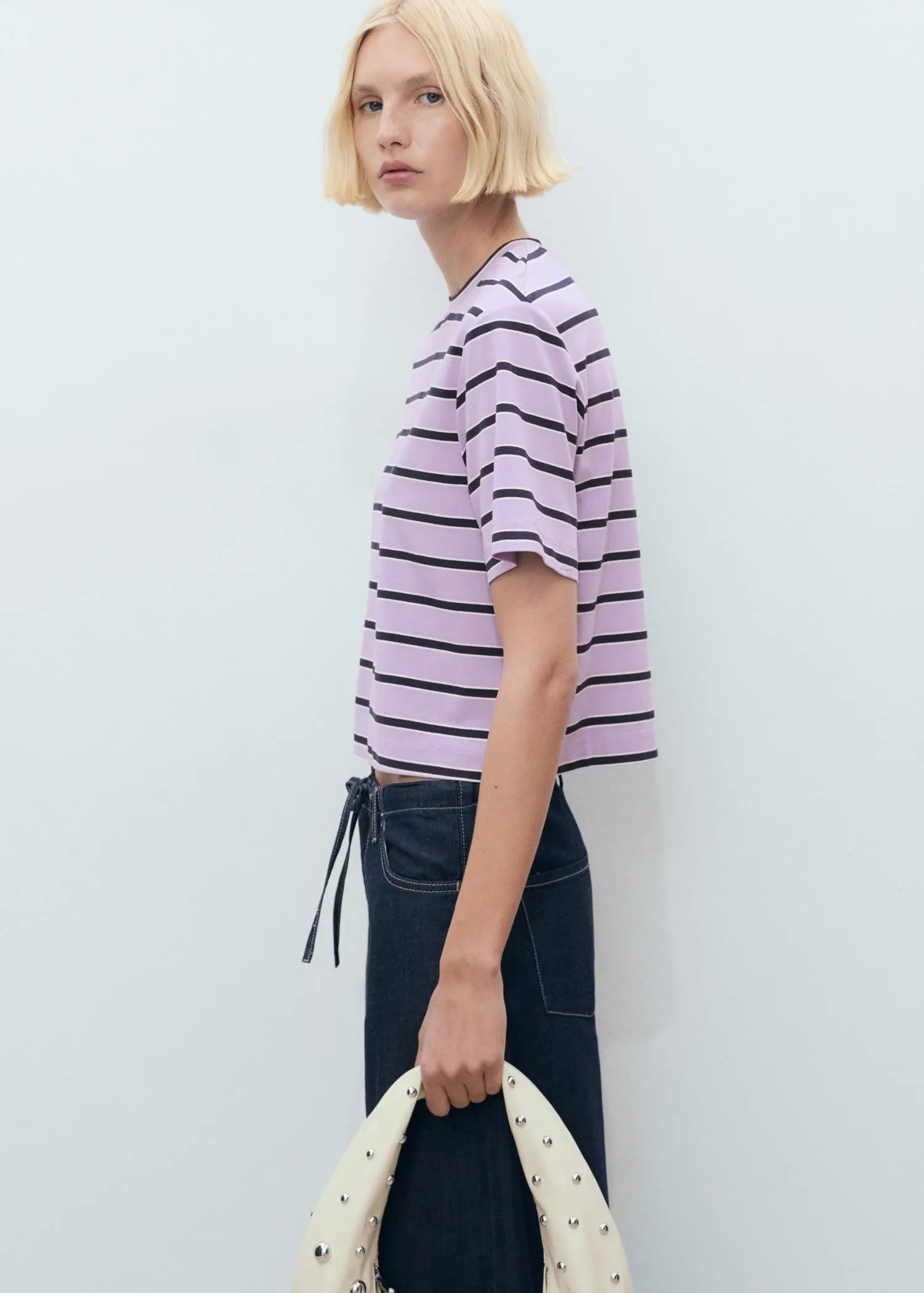 Striped oversized t-shirt