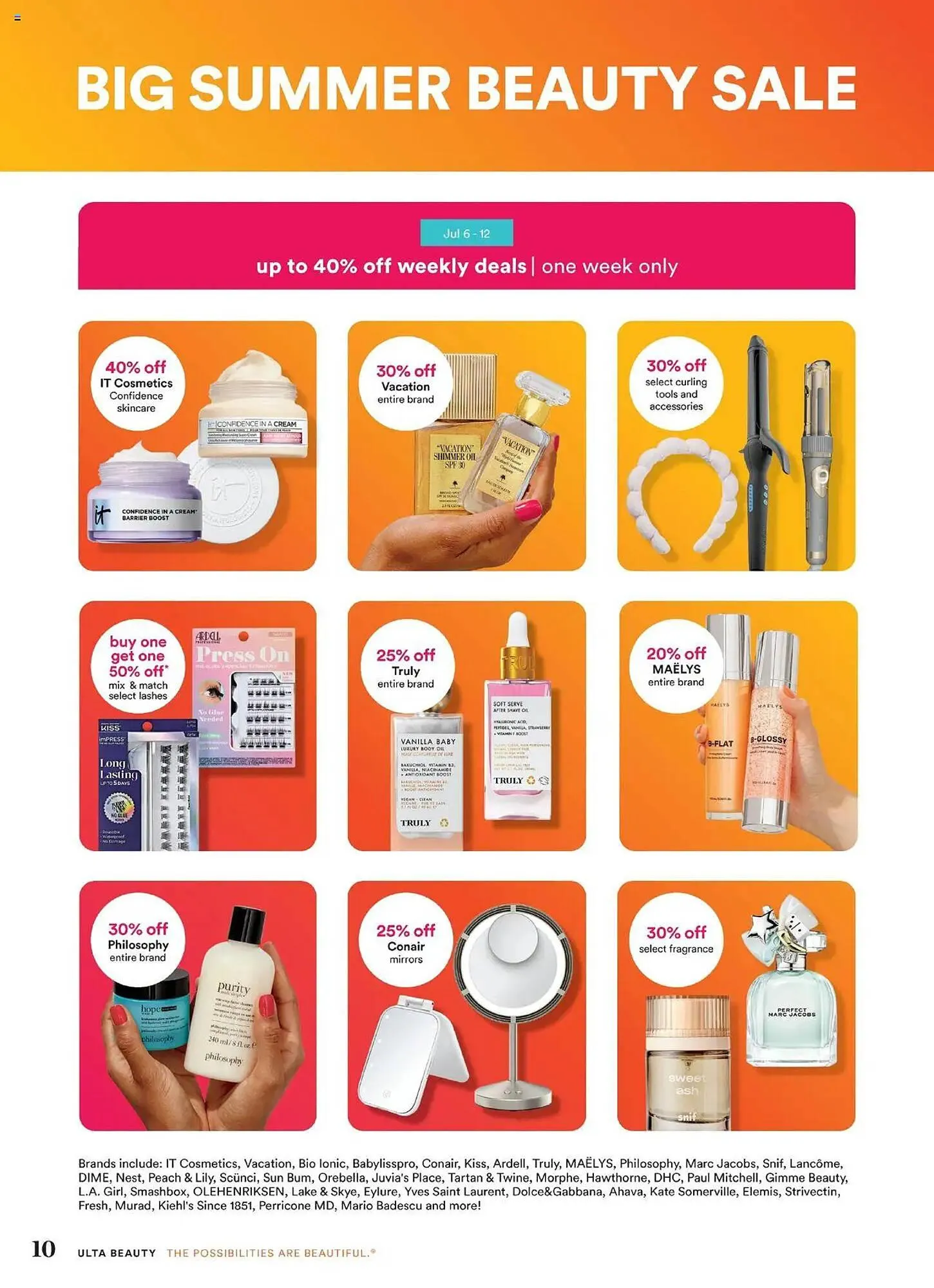 Weekly ad Ulta Beauty Weekly Ad from June 29 to July 19 2025 - Page 10