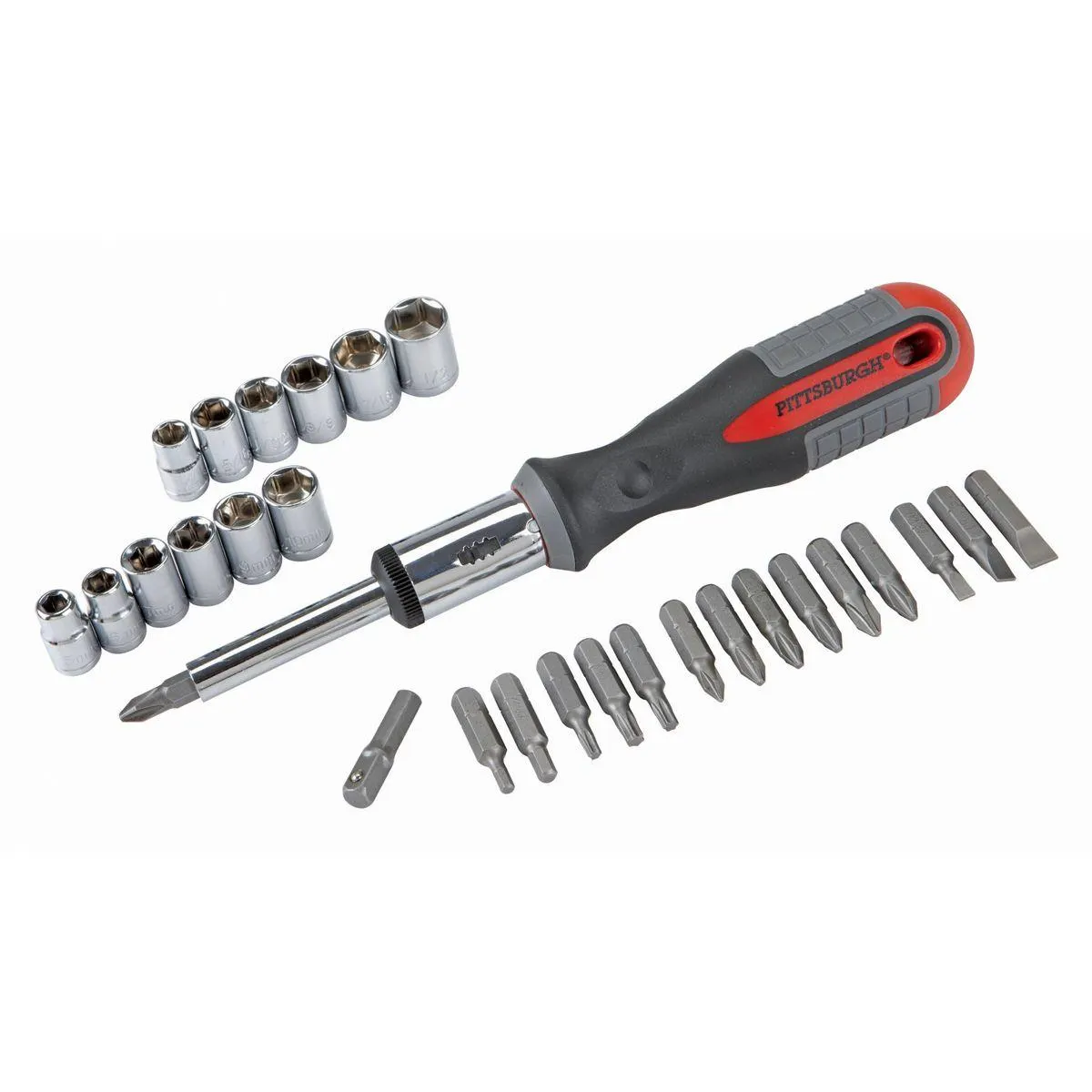 Ratcheting Screwdriver Set, 34 Piece