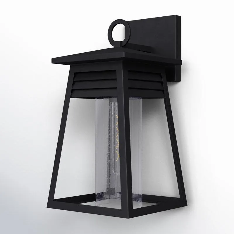 Becca Single Light Bell Outdoor Steel Wall Light