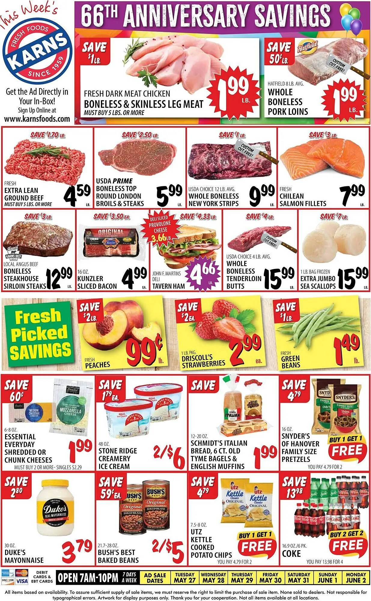 Weekly ad Karns Weekly Ad from May 27 to June 2 2025 - Page 1