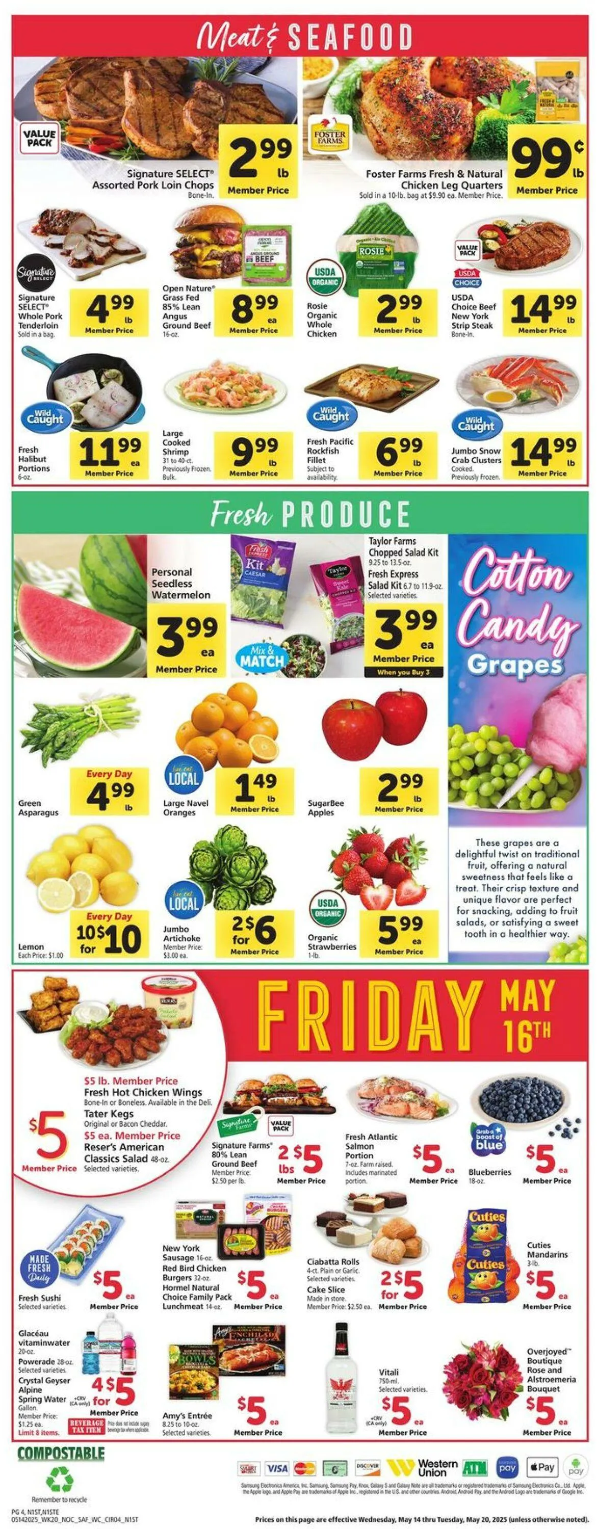 Weekly ad Safeway Current weekly ad from May 14 to May 20 2025 - Page 4
