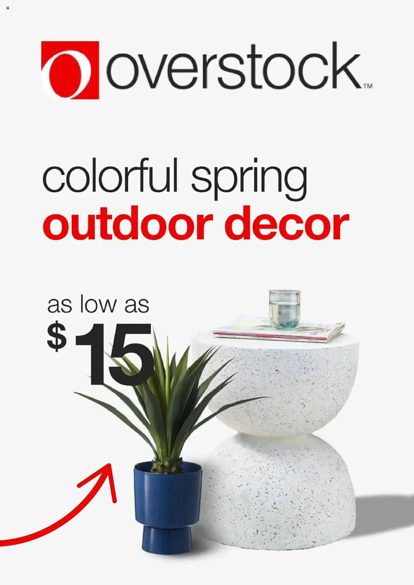 Weekly ad Overstock Weekly Ad from March 14 to April 3 2025 - Page 1