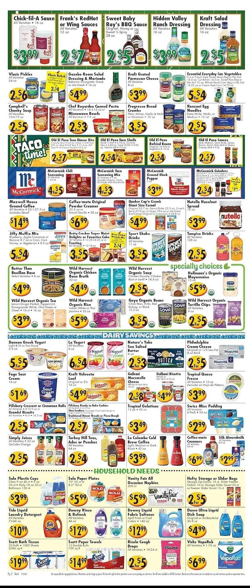 Weekly ad Ideal Food Basket circular from January 30 to February 5 2026 - Page 2